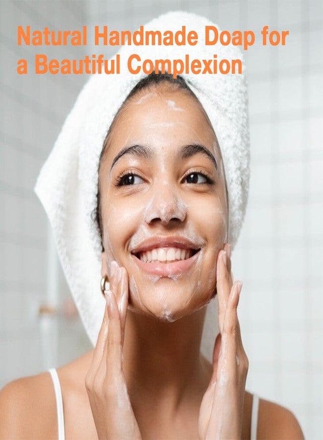 يوميز دايري صابون إيمي دايري البرتقالي، صابون طبيعي نباتي مصنوع يدويًا للوجه والجسم، مع زيوت عطرية فاخرة، ترطيب غني وتنظيف لطيف للنساء، عبوتان - Image 2